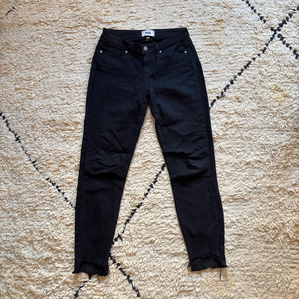 Paige Black Verdugo Ankle Jeans